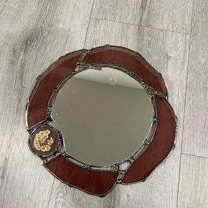 Elegant stained glass Wall Mirror